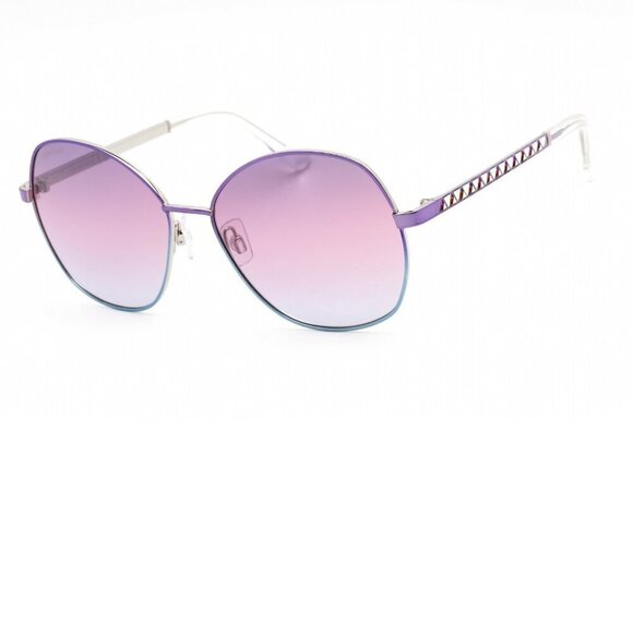 Swarovski Pastel Gradient round metal Sunglasses brand new in case main image 7